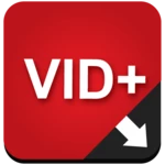 vid+ video downloader android application logo